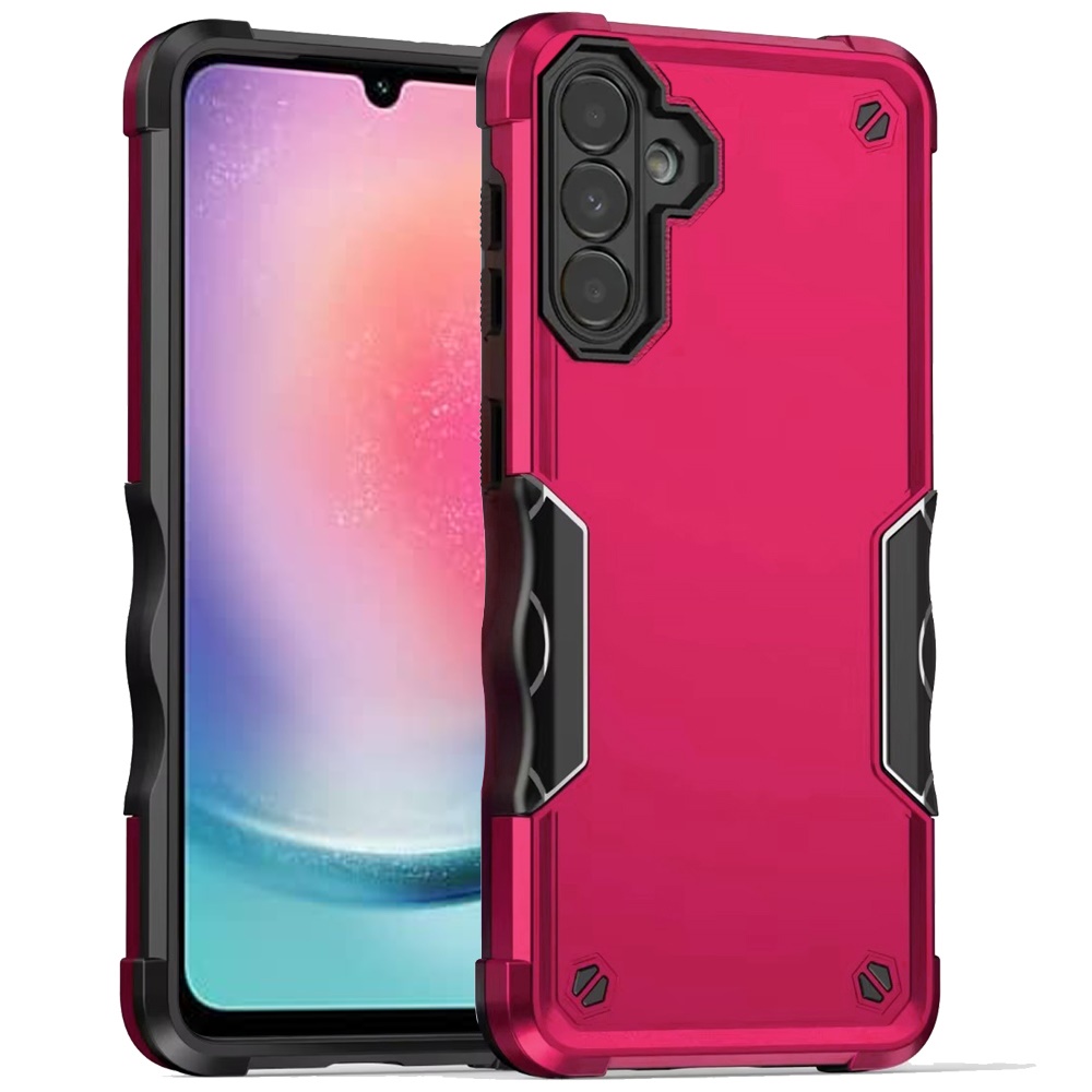 for samsung galaxy a26 exquisite tough shockproof hybrid case cover hot pink
