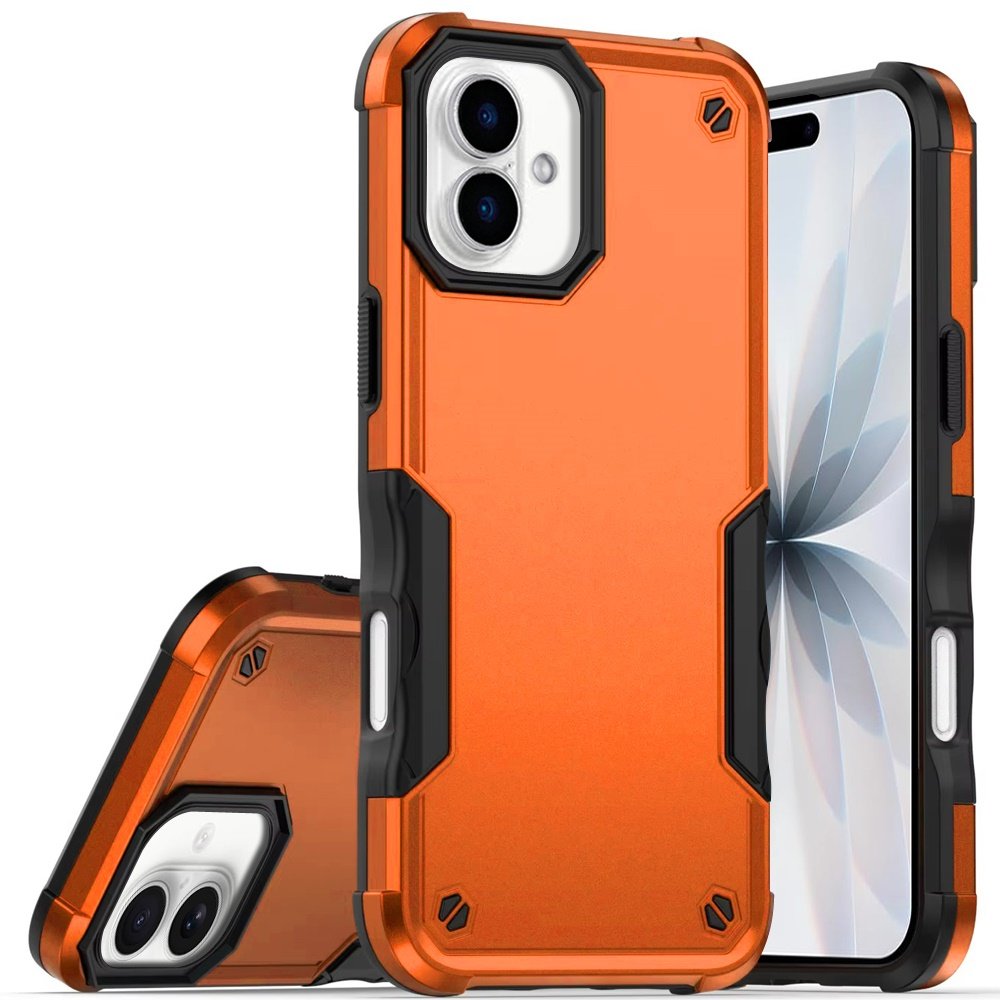 for iphone 17 exquisite tough shockproof hybrid case cover cosmic orange