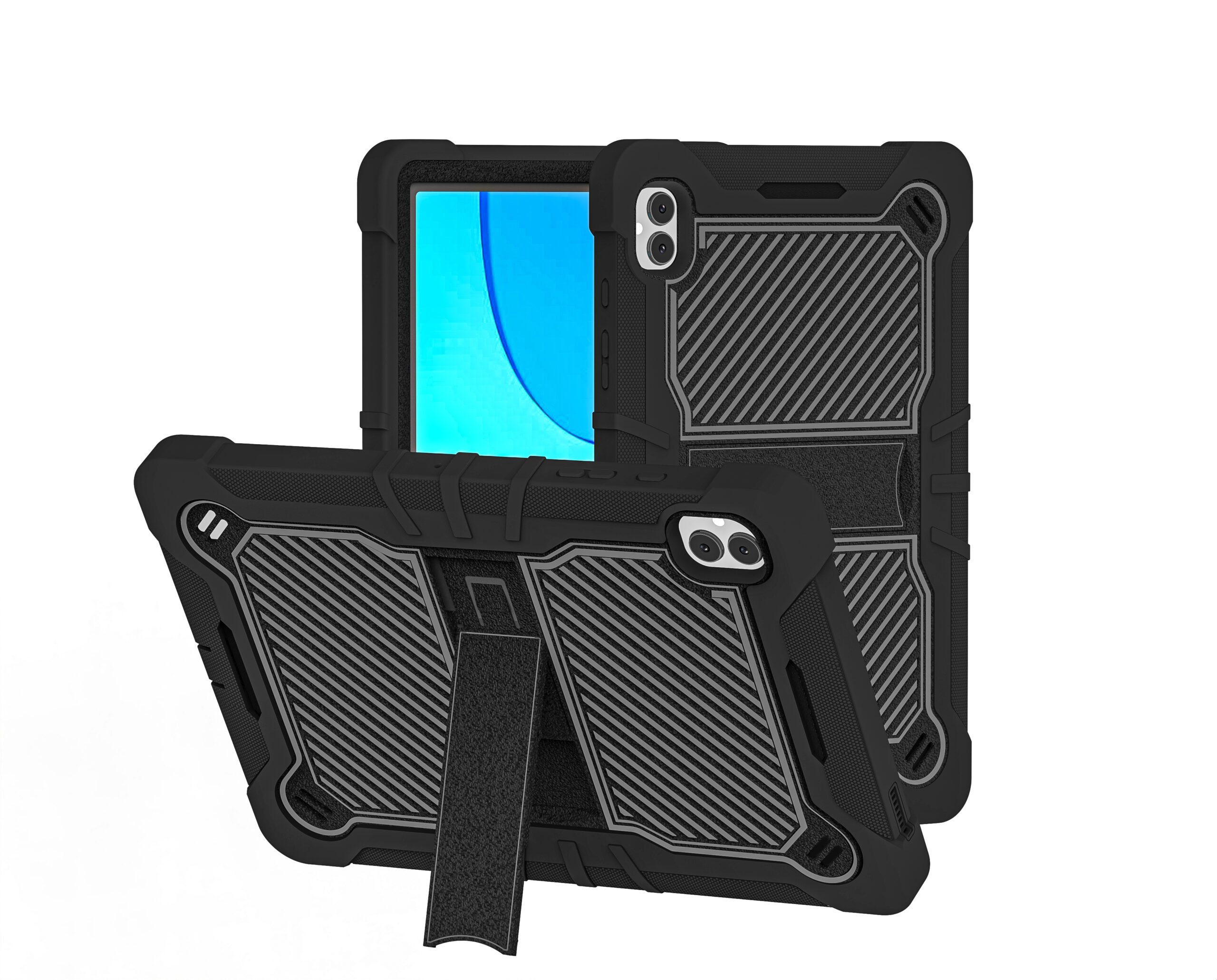 for celero 5g tab tough tablet strong kickstand hybrid case cover black