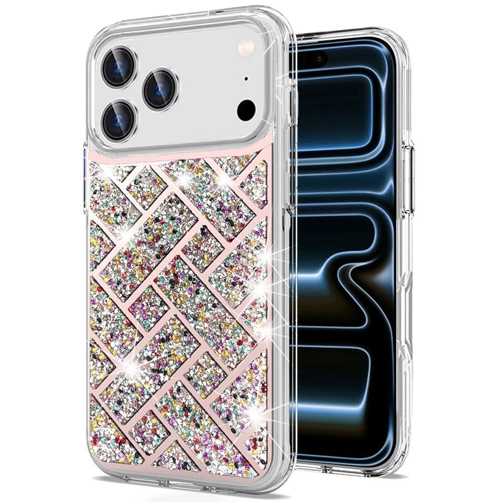 for iphone 17 pro max bling hybrid case cover c