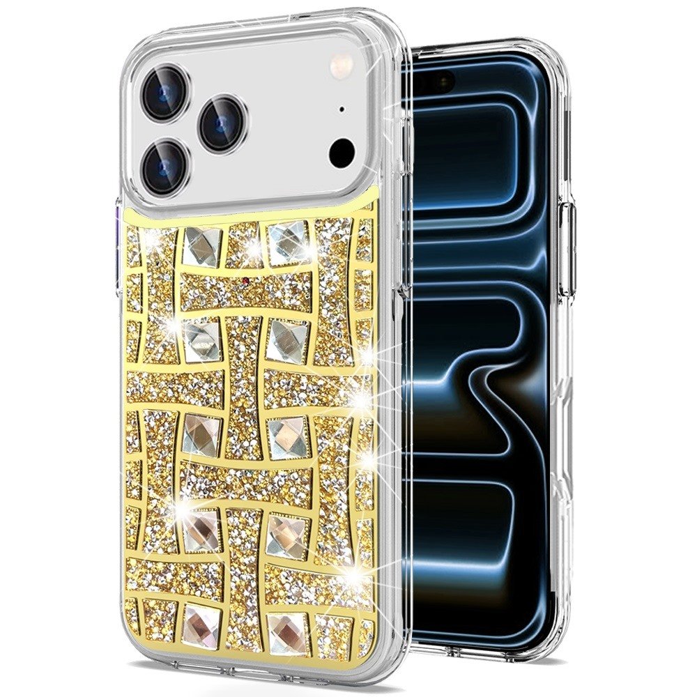 for iphone 17 pro max bling hybrid case cover i