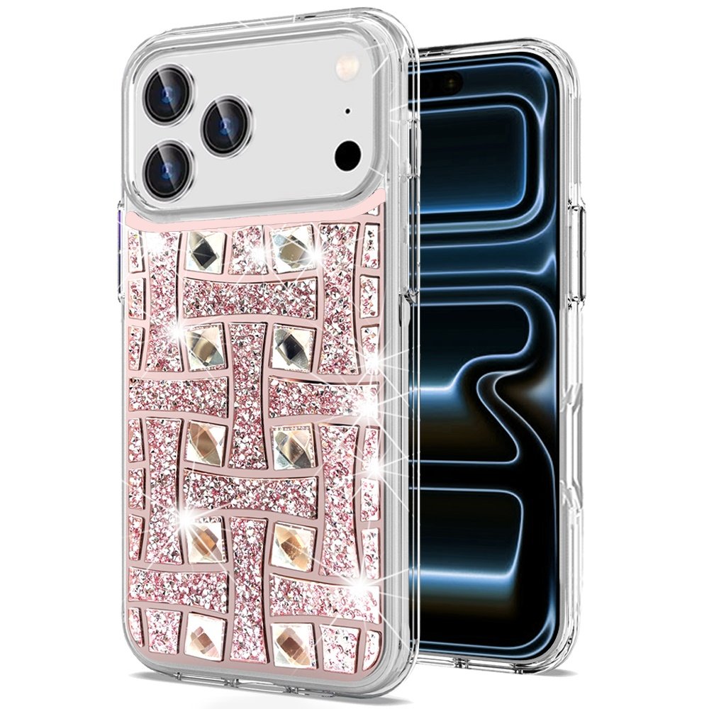 for iphone 17 pro max bling hybrid case cover l