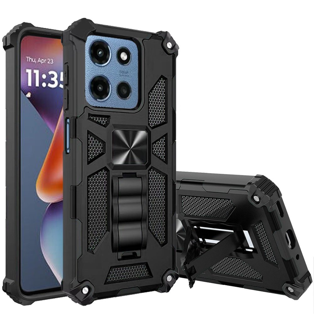 for moto g 5g 2025/2026 g play 2026 machine design hybrid with kickstand black