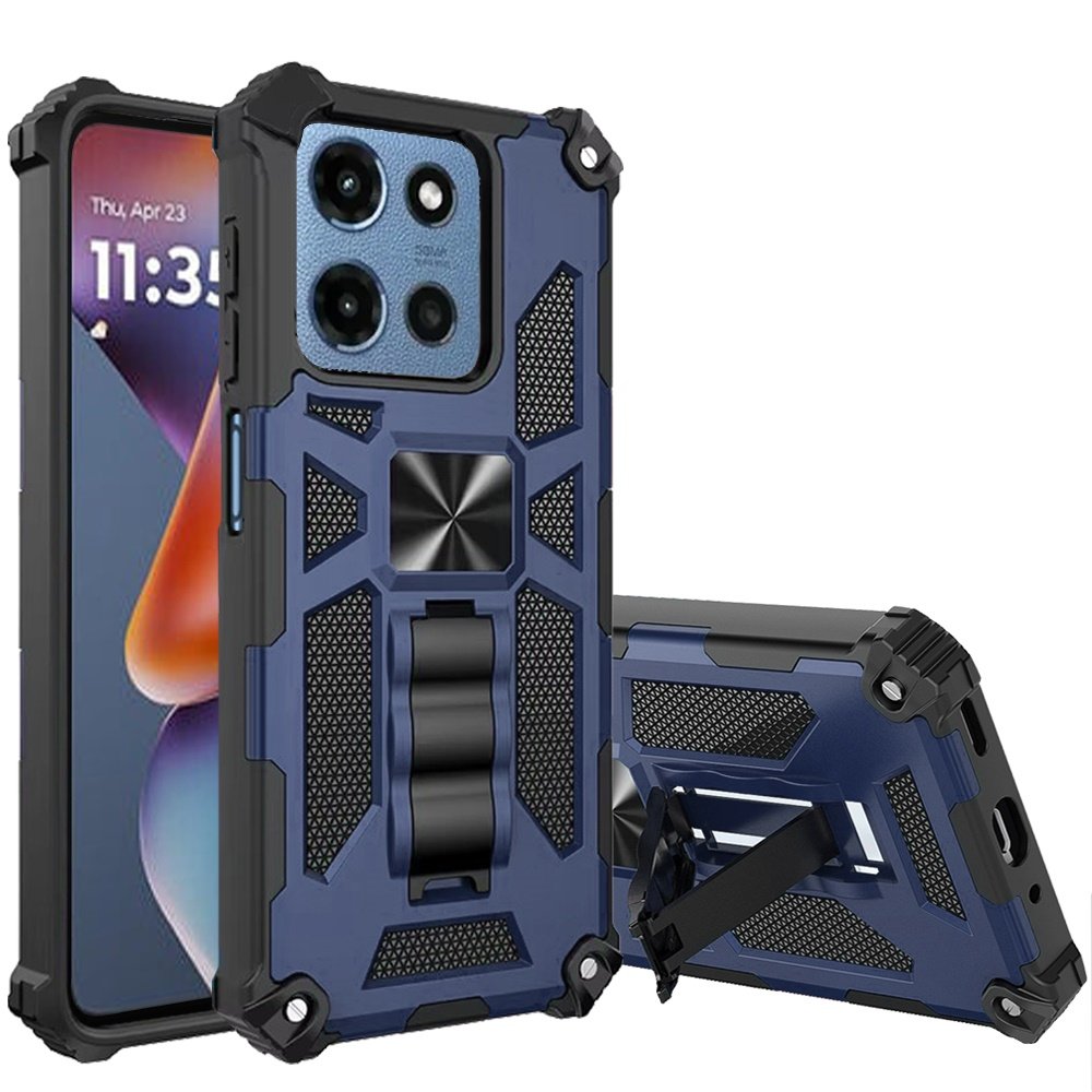for moto g 5g 2025/2026 g play 2026 machine design hybrid with kickstand dark blue