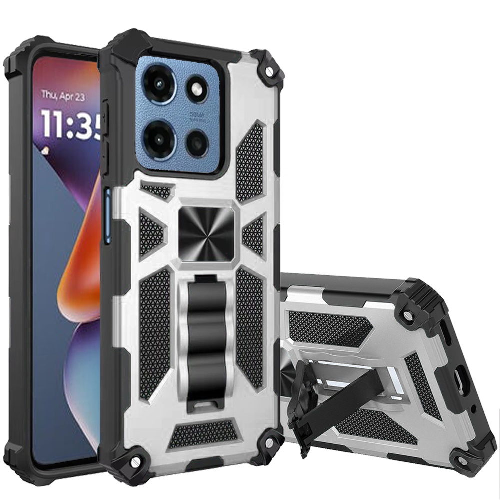 for moto g 5g 2025/2026 g play 2026 machine design hybrid with kickstand silver