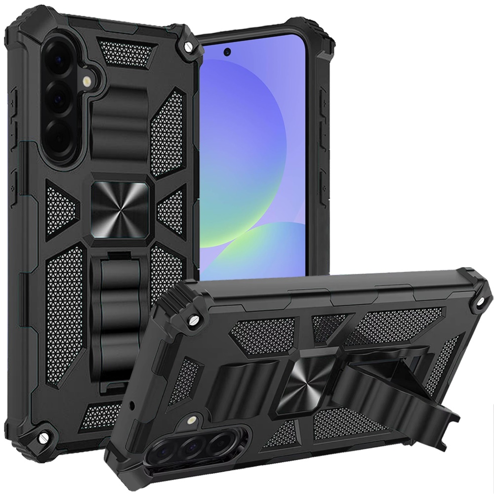 for samsung galaxy a37 machine design hybrid with kickstand black