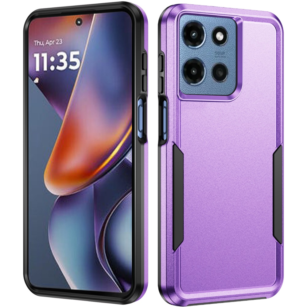 for moto g 5g 2025/2026 g play 2026 tough hybrid case purple