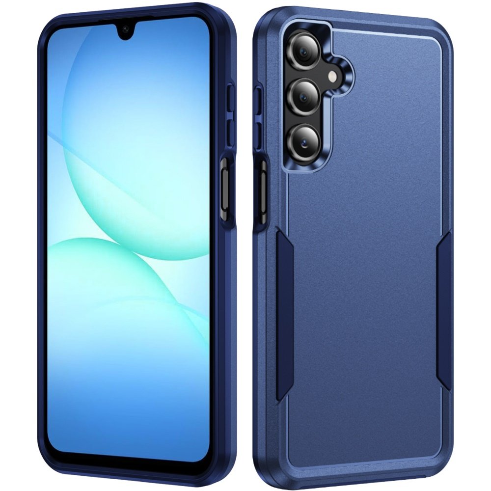 for samsung a17 5g tough hybrid case dark blue