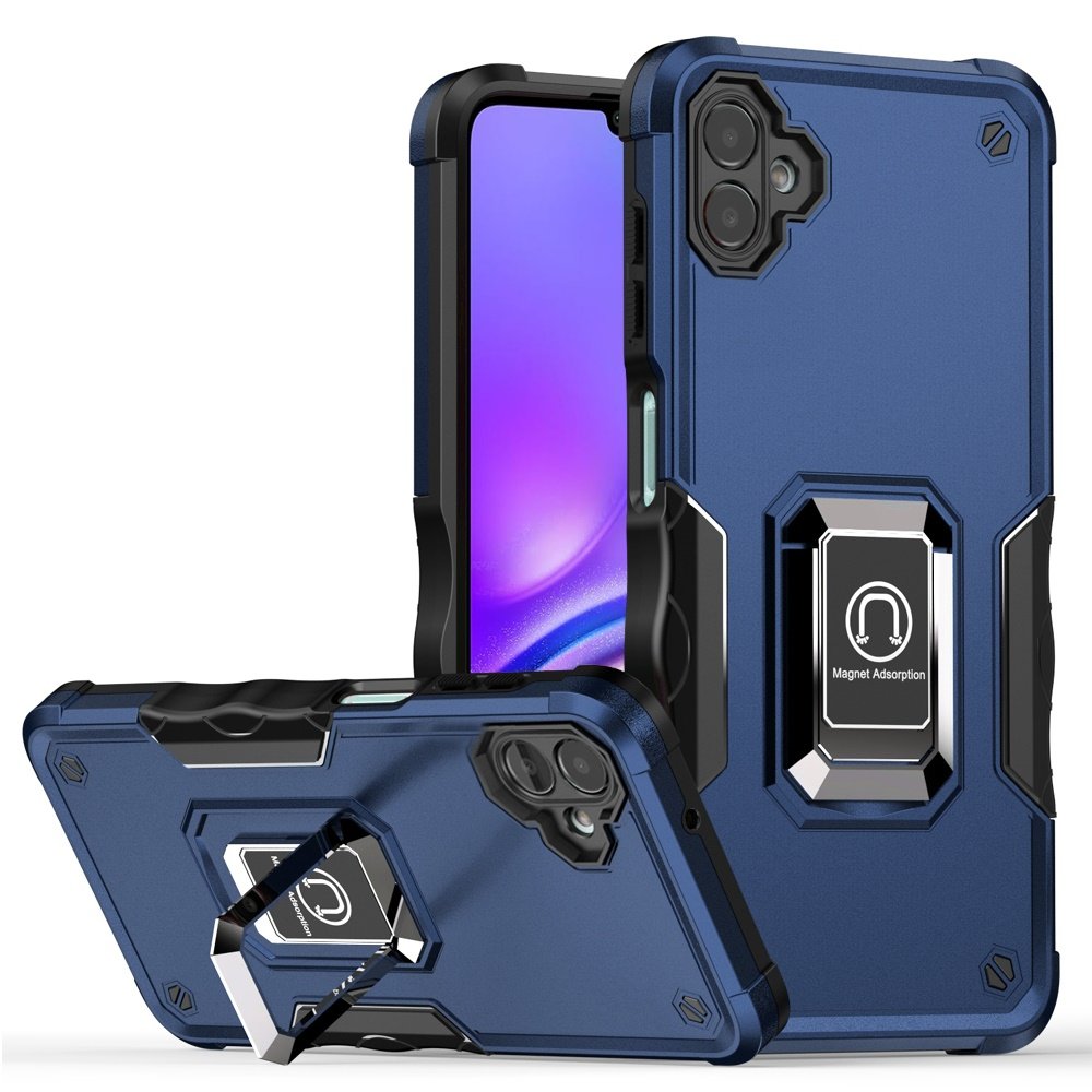 for samsung a06 optimum magnetic ring stand hybrid blue