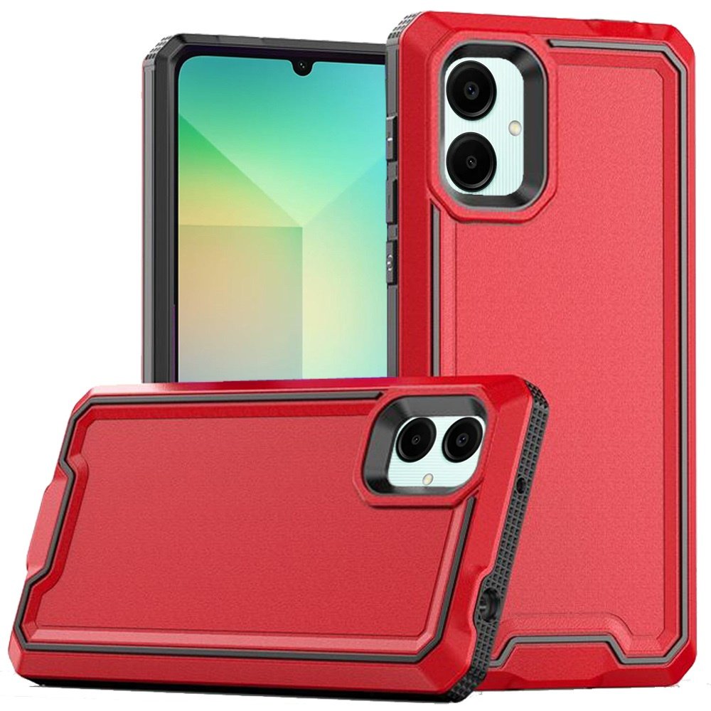 for samsung a06 rank tough strong modern fused hybrid red