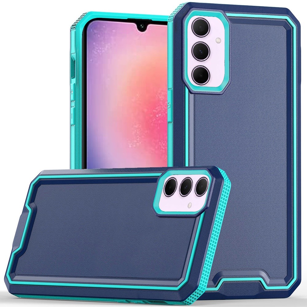 for samsung galaxy a26 rank tough strong modern fused hybrid case cover blue