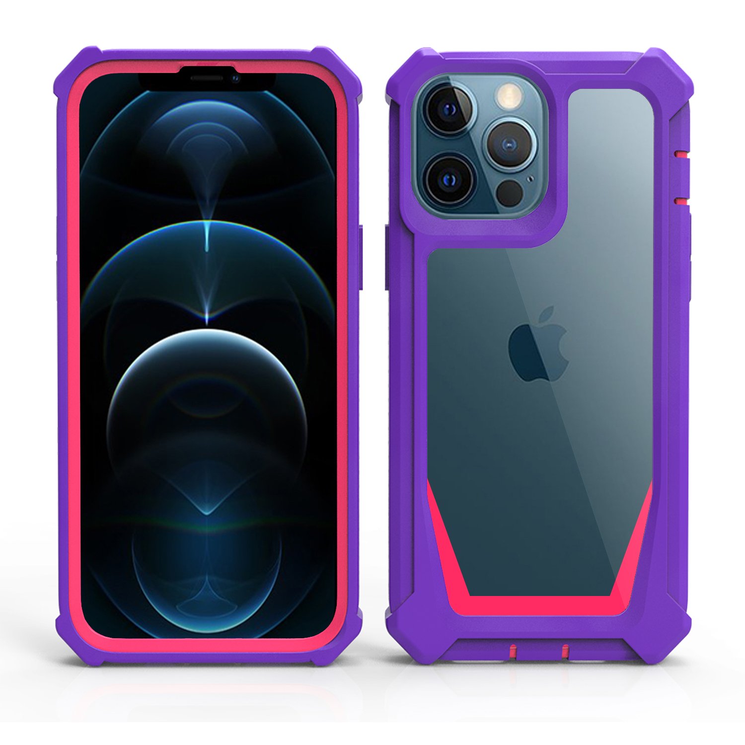 for apple iphone 14 pro 6.1" rock solid tough shockproof ultimate hybrid case cover color combination f