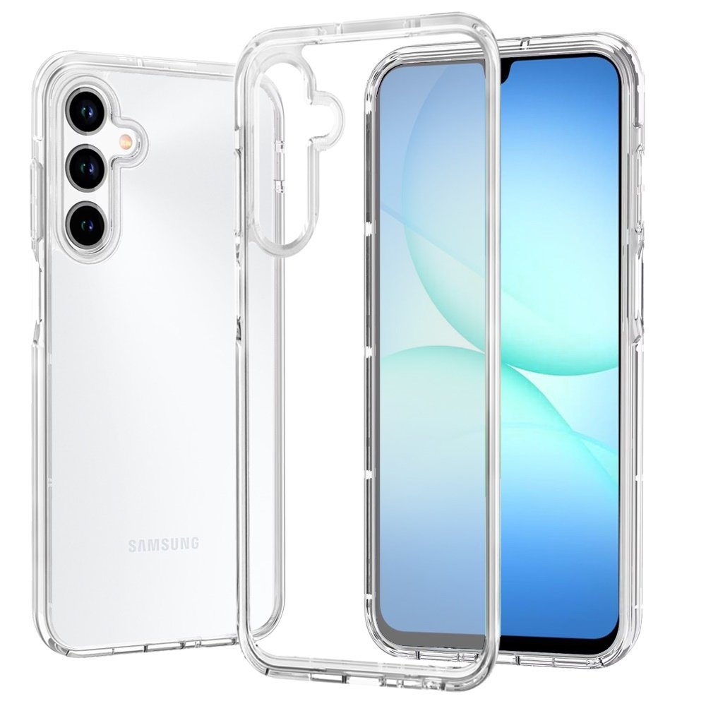 for samsung a17 5g sturdy ultra thick 3mm transparent hybrid case cover clear