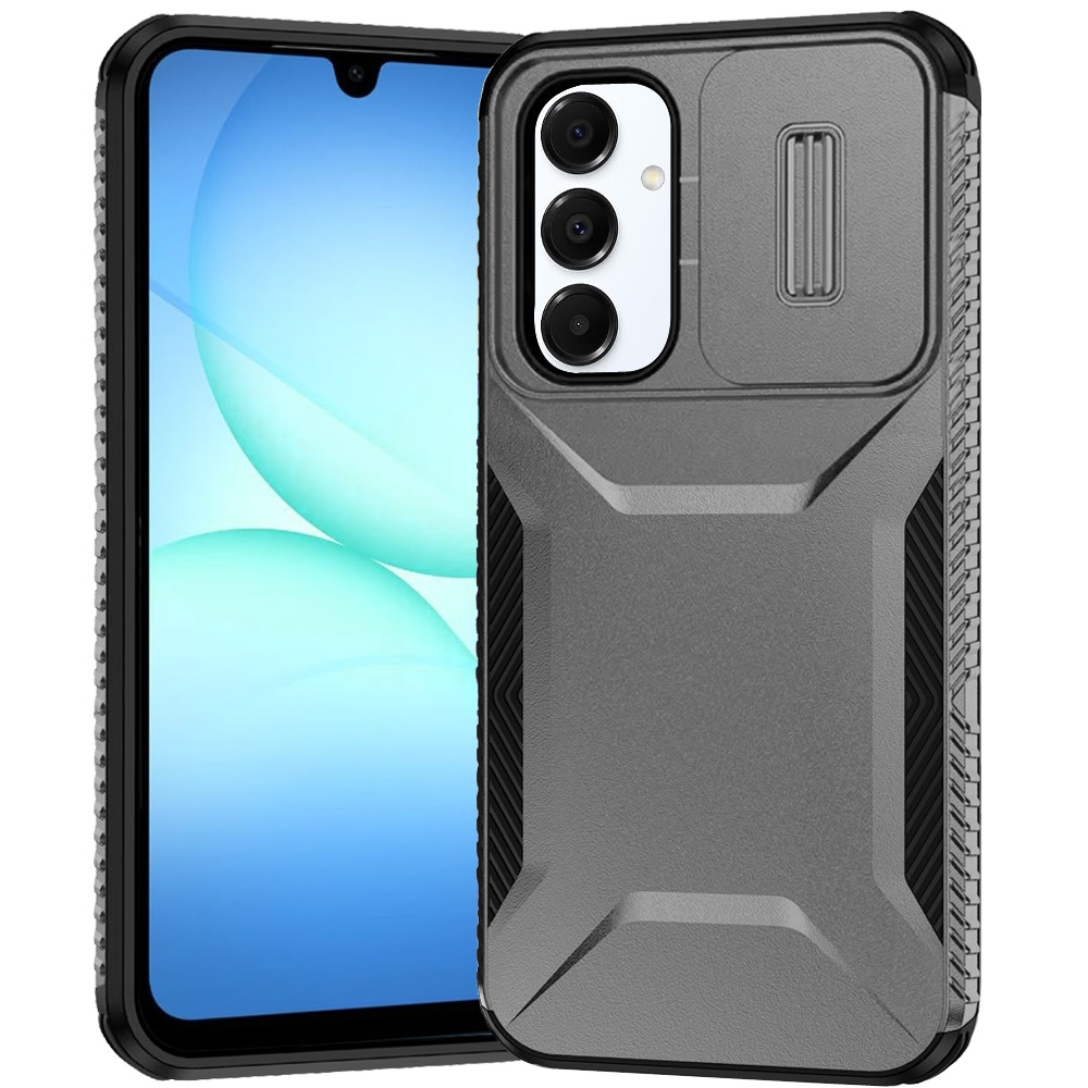 for samsung a17 5g ultimate u design hybrid with camera window covering grey