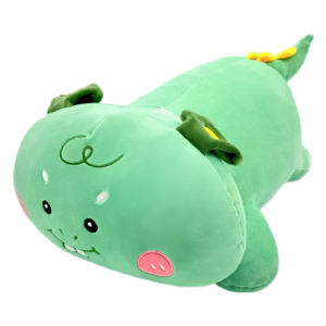 Pink Monster Cushion Smiling Plush Pillow