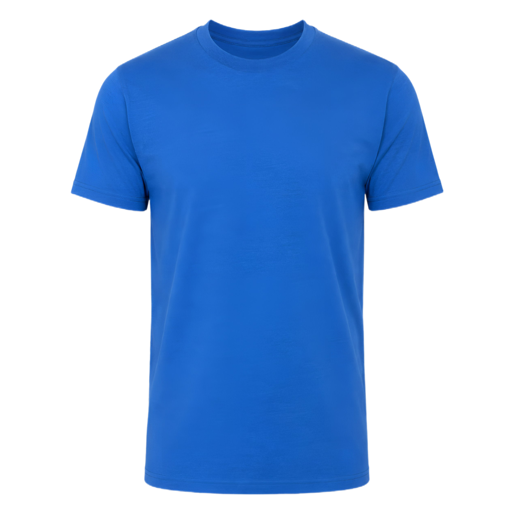 Royal Heather Round Neck T-Shirt (6 Pack) | 100% Cotton Wholesale Tee