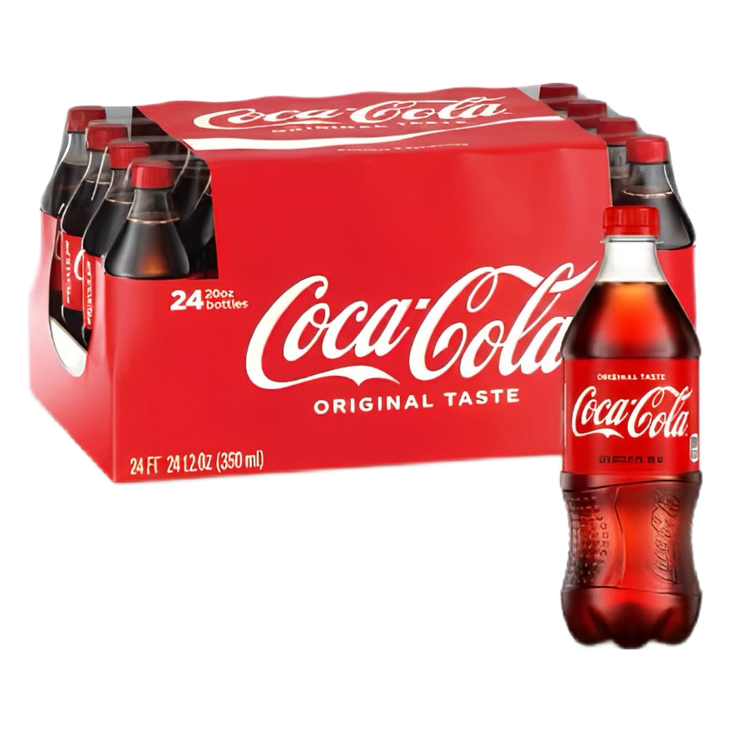 Coca Cola 20 Oz Pet Bottle Carbonated Soft Drink