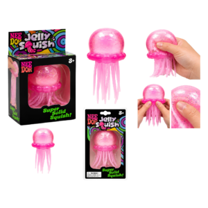 Pink Jellyfish Stress Relief Squishy Toy