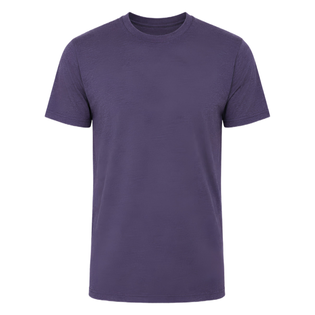 H.Purple Round Neck T-Shirt (6 Pack) | 100% Cotton Wholesale Tee