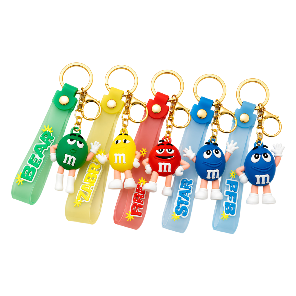 YS-523 PVC Selected Keychains Mix Color 300pcs/ctn