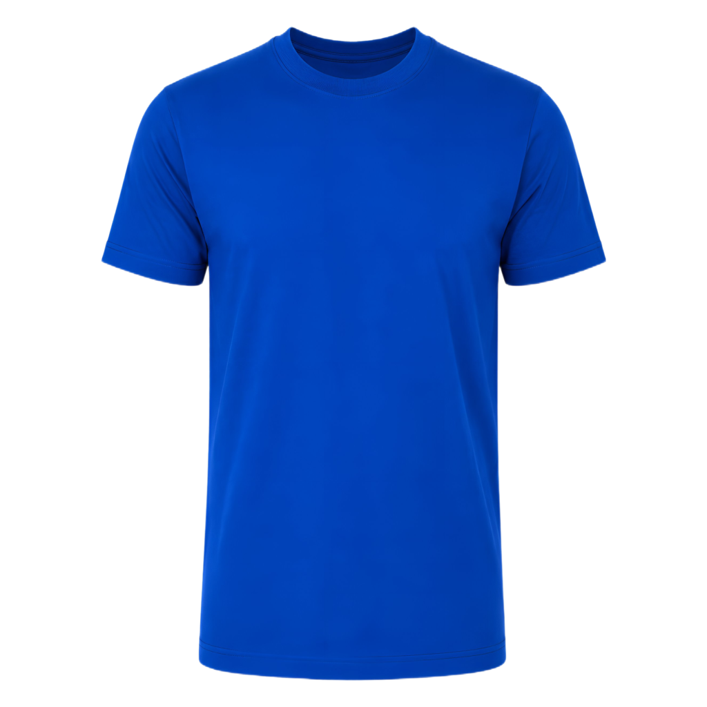Royal Blue Round Neck T-Shirt (6 Pack) | 100% Cotton Wholesale Tee