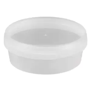 8 Oz Microwave-Safe Clear Deli Container with Airtight Lid 250/case