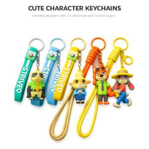YS-501 PVC Selected Keychains Mix Color 300pcs/ctn