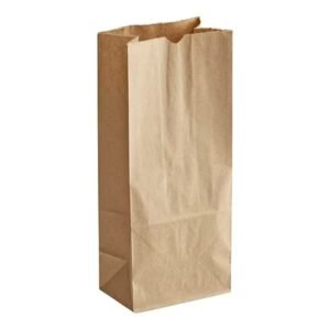 # 6 Natural Kraft Heavy Duty Brown Paper Retail Bag. 500/case