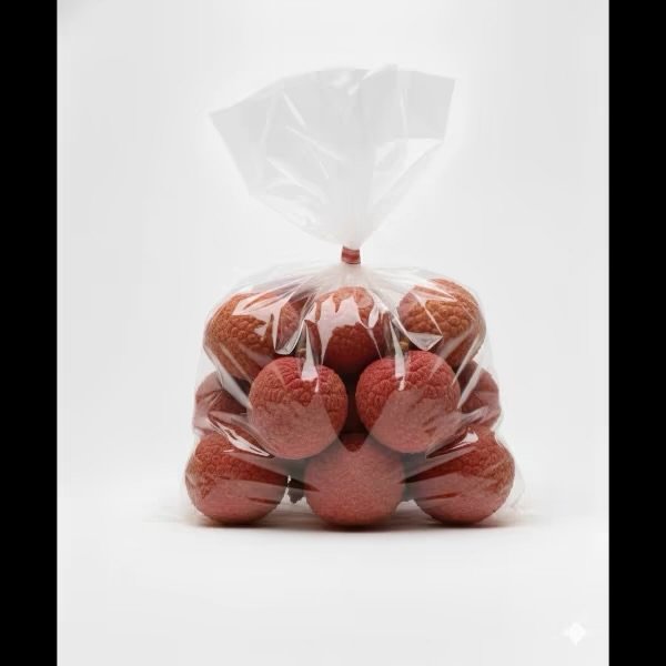 16" X 42" Heavy Duty Clear LDPE Flat Poly Bag 1 Mill. 1000/case