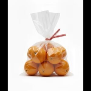 26" X 40" Heavy Duty Clear LDPE Flat Poly Bag 1Mill