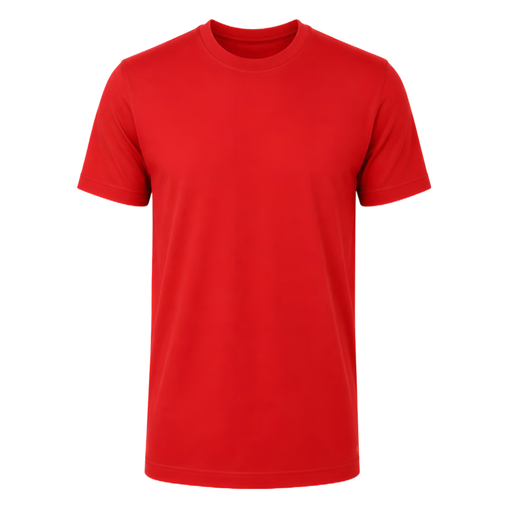 Red Round Neck T-Shirt (6 Pack) | 100% Cotton Wholesale Tee