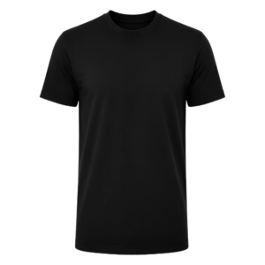 Black Round Neck T-Shirt (6 Pack) | 100% Cotton Wholesale Tee