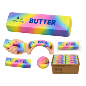 Slow-Rising Butter Squishy Colorful