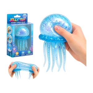 Blue Jellyfish Stress Relief Squishy Toy