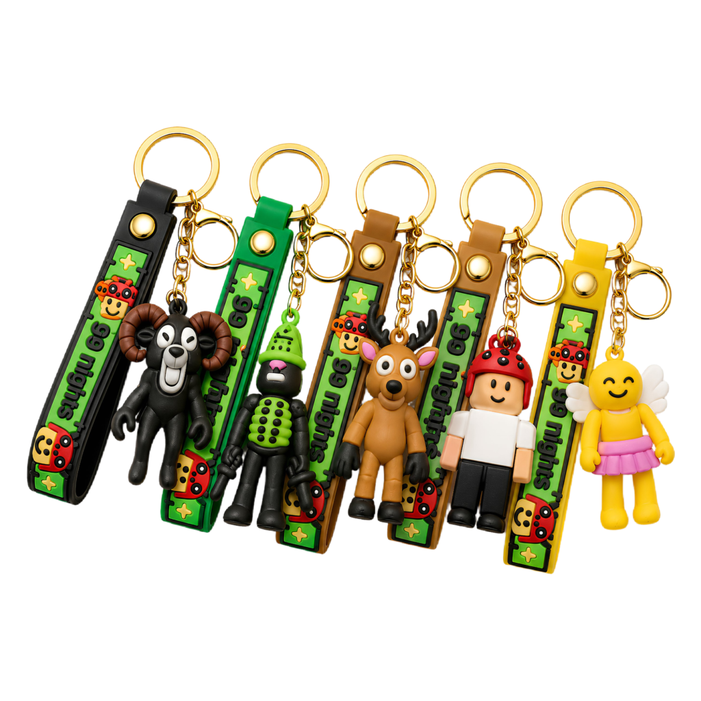 YS-524 PVC Selected Keychains Mix Color 300pcs/ctn