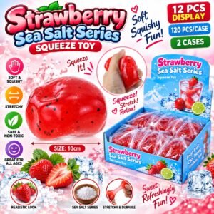 Strawberry Sea Salt Series Squeeze Toy